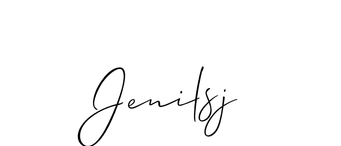 Make a beautiful signature design for name Jenilsj. Use this online signature maker to create a handwritten signature for free. Jenilsj signature style 2 images and pictures png