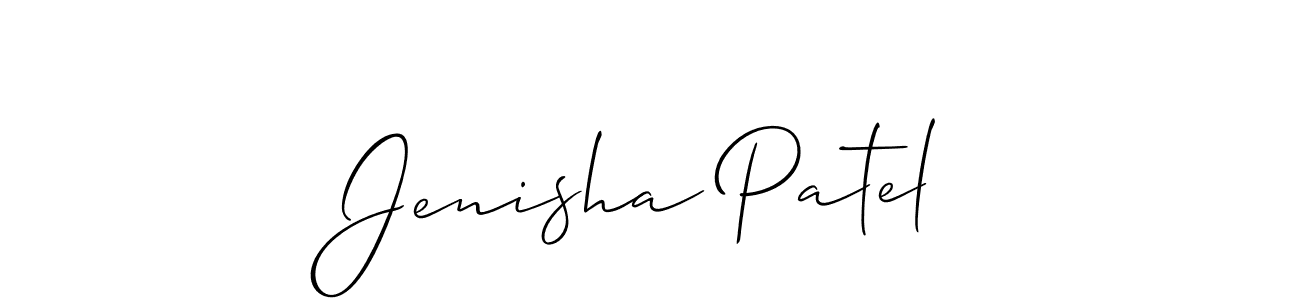 Here are the top 10 professional signature styles for the name Jenisha Patel. These are the best autograph styles you can use for your name. Jenisha Patel signature style 2 images and pictures png