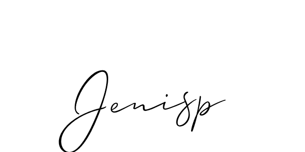 if you are searching for the best signature style for your name Jenisp. so please give up your signature search. here we have designed multiple signature styles  using Allison_Script. Jenisp signature style 2 images and pictures png