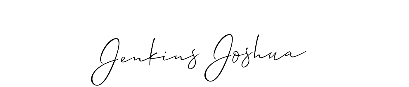 You should practise on your own different ways (Allison_Script) to write your name (Jenkins Joshua) in signature. don't let someone else do it for you. Jenkins Joshua signature style 2 images and pictures png