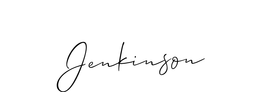 You should practise on your own different ways (Allison_Script) to write your name (Jenkinson) in signature. don't let someone else do it for you. Jenkinson signature style 2 images and pictures png