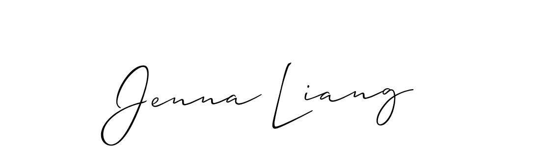 Here are the top 10 professional signature styles for the name Jenna Liang. These are the best autograph styles you can use for your name. Jenna Liang signature style 2 images and pictures png