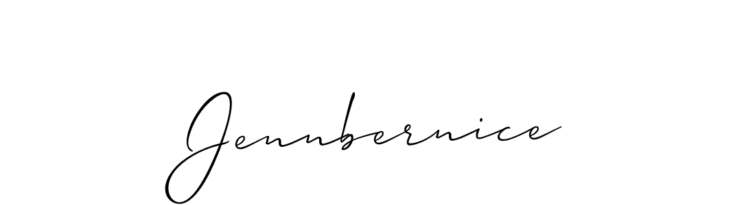 How to Draw Jennbernice signature style? Allison_Script is a latest design signature styles for name Jennbernice. Jennbernice signature style 2 images and pictures png