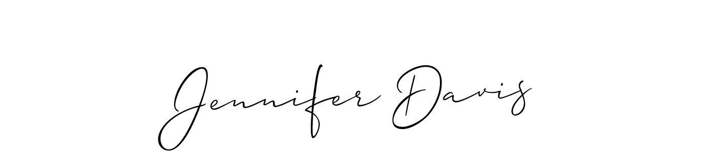 Jennifer Davis stylish signature style. Best Handwritten Sign (Allison_Script) for my name. Handwritten Signature Collection Ideas for my name Jennifer Davis. Jennifer Davis signature style 2 images and pictures png