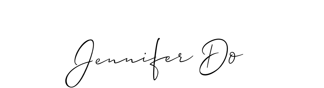 How to Draw Jennifer Do signature style? Allison_Script is a latest design signature styles for name Jennifer Do. Jennifer Do signature style 2 images and pictures png