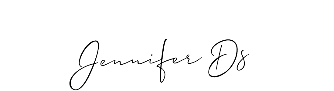 How to make Jennifer Ds signature? Allison_Script is a professional autograph style. Create handwritten signature for Jennifer Ds name. Jennifer Ds signature style 2 images and pictures png