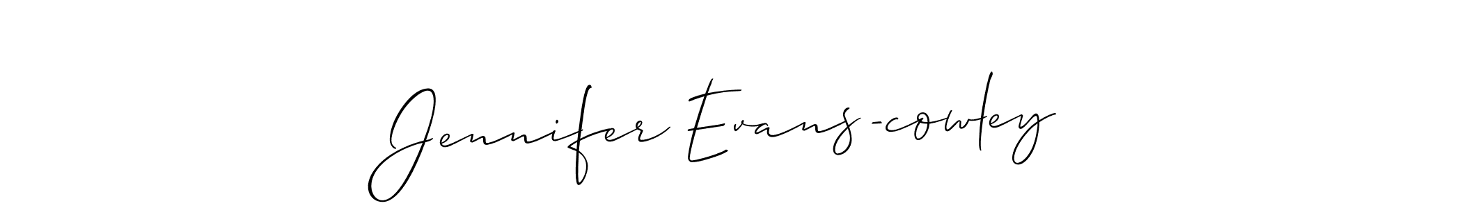 Once you've used our free online signature maker to create your best signature Allison_Script style, it's time to enjoy all of the benefits that Jennifer Evans-cowley name signing documents. Jennifer Evans-cowley signature style 2 images and pictures png