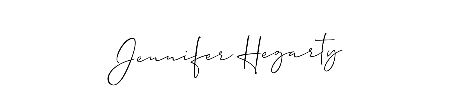 How to Draw Jennifer Hegarty signature style? Allison_Script is a latest design signature styles for name Jennifer Hegarty. Jennifer Hegarty signature style 2 images and pictures png