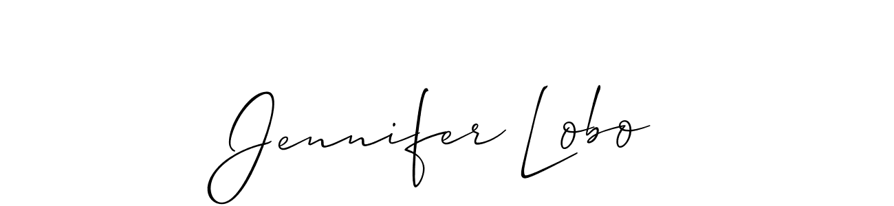 Make a short Jennifer Lobo signature style. Manage your documents anywhere anytime using Allison_Script. Create and add eSignatures, submit forms, share and send files easily. Jennifer Lobo signature style 2 images and pictures png