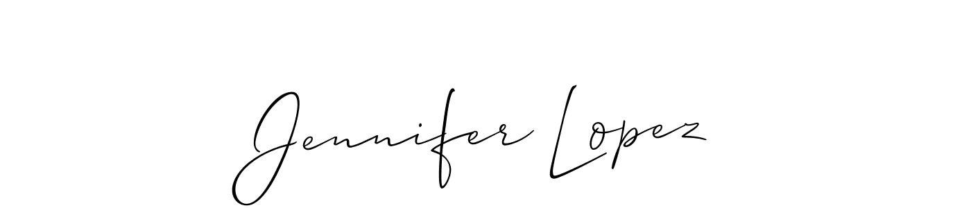 Use a signature maker to create a handwritten signature online. With this signature software, you can design (Allison_Script) your own signature for name Jennifer Lopez. Jennifer Lopez signature style 2 images and pictures png