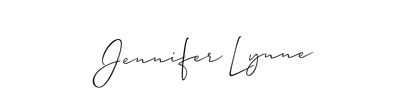 It looks lik you need a new signature style for name Jennifer Lynne. Design unique handwritten (Allison_Script) signature with our free signature maker in just a few clicks. Jennifer Lynne signature style 2 images and pictures png