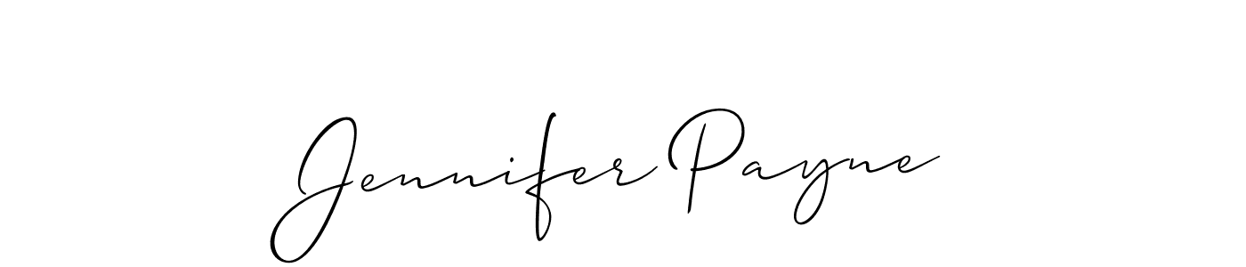 Best and Professional Signature Style for Jennifer Payne. Allison_Script Best Signature Style Collection. Jennifer Payne signature style 2 images and pictures png