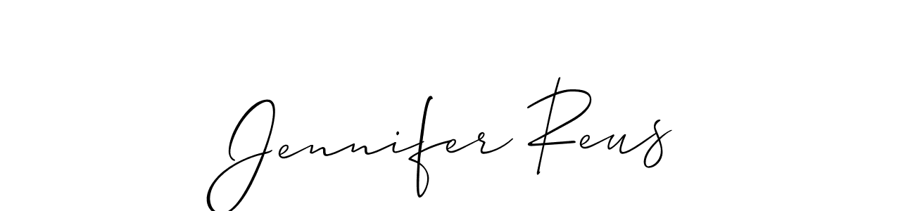 This is the best signature style for the Jennifer Reus name. Also you like these signature font (Allison_Script). Mix name signature. Jennifer Reus signature style 2 images and pictures png