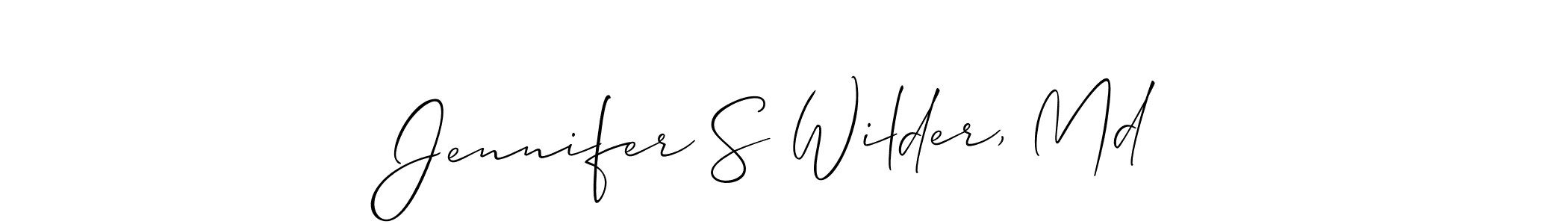 Check out images of Autograph of Jennifer S Wilder, Md name. Actor Jennifer S Wilder, Md Signature Style. Allison_Script is a professional sign style online. Jennifer S Wilder, Md signature style 2 images and pictures png