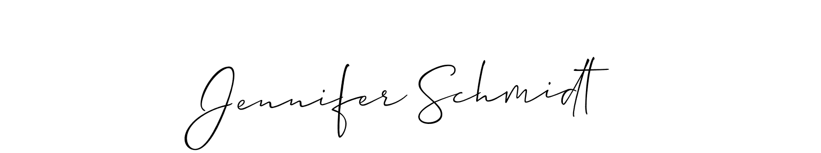 Allison_Script is a professional signature style that is perfect for those who want to add a touch of class to their signature. It is also a great choice for those who want to make their signature more unique. Get Jennifer Schmidt name to fancy signature for free. Jennifer Schmidt signature style 2 images and pictures png