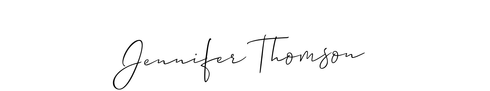 Also You can easily find your signature by using the search form. We will create Jennifer Thomson name handwritten signature images for you free of cost using Allison_Script sign style. Jennifer Thomson signature style 2 images and pictures png