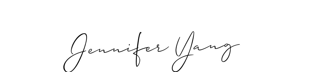 Similarly Allison_Script is the best handwritten signature design. Signature creator online .You can use it as an online autograph creator for name Jennifer Yang. Jennifer Yang signature style 2 images and pictures png