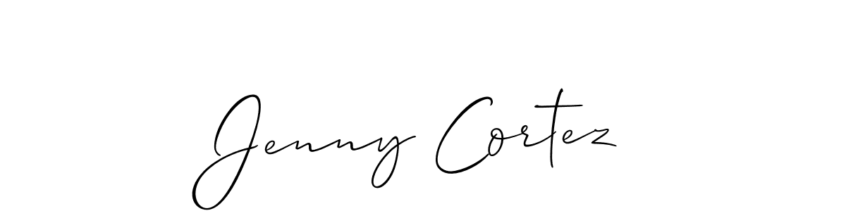 Make a beautiful signature design for name Jenny Cortez. Use this online signature maker to create a handwritten signature for free. Jenny Cortez signature style 2 images and pictures png