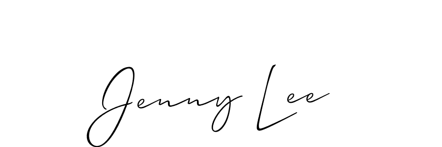 Also You can easily find your signature by using the search form. We will create Jenny Lee name handwritten signature images for you free of cost using Allison_Script sign style. Jenny Lee signature style 2 images and pictures png