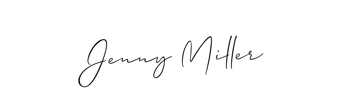 Best and Professional Signature Style for Jenny Miller. Allison_Script Best Signature Style Collection. Jenny Miller signature style 2 images and pictures png