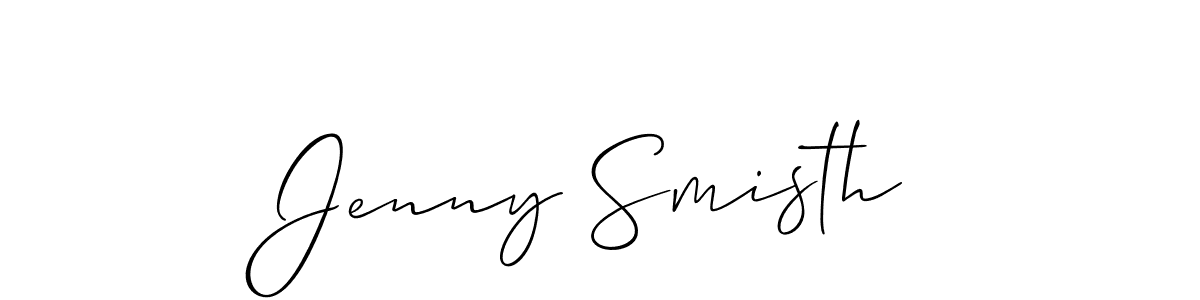 Make a beautiful signature design for name Jenny Smisth. Use this online signature maker to create a handwritten signature for free. Jenny Smisth signature style 2 images and pictures png