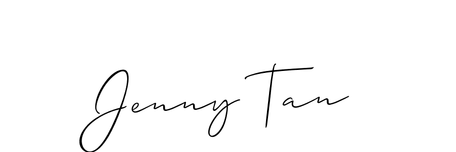 if you are searching for the best signature style for your name Jenny Tan. so please give up your signature search. here we have designed multiple signature styles  using Allison_Script. Jenny Tan signature style 2 images and pictures png