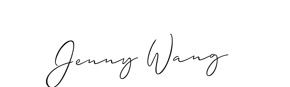 Similarly Allison_Script is the best handwritten signature design. Signature creator online .You can use it as an online autograph creator for name Jenny Wang. Jenny Wang signature style 2 images and pictures png