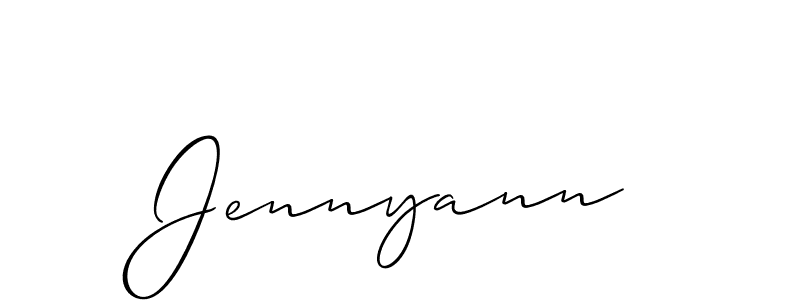 How to Draw Jennyann signature style? Allison_Script is a latest design signature styles for name Jennyann. Jennyann signature style 2 images and pictures png