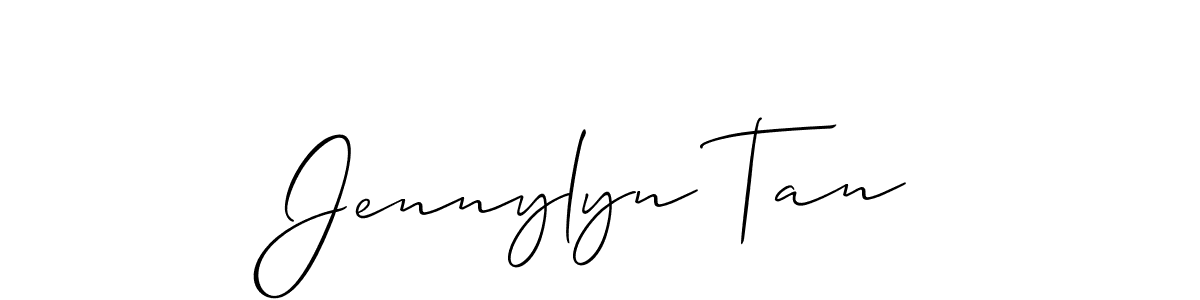 Also we have Jennylyn Tan name is the best signature style. Create professional handwritten signature collection using Allison_Script autograph style. Jennylyn Tan signature style 2 images and pictures png