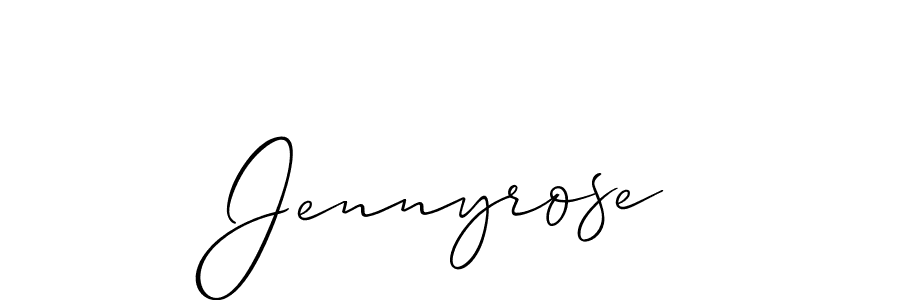 Once you've used our free online signature maker to create your best signature Allison_Script style, it's time to enjoy all of the benefits that Jennyrose name signing documents. Jennyrose signature style 2 images and pictures png