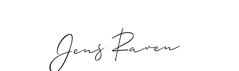 Also we have Jens Raven name is the best signature style. Create professional handwritten signature collection using Allison_Script autograph style. Jens Raven signature style 2 images and pictures png