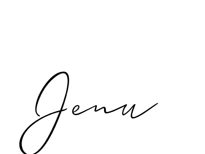 Once you've used our free online signature maker to create your best signature Allison_Script style, it's time to enjoy all of the benefits that Jenu name signing documents. Jenu signature style 2 images and pictures png