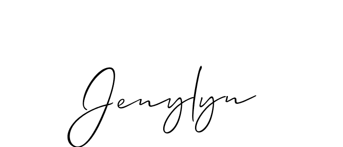 if you are searching for the best signature style for your name Jenylyn. so please give up your signature search. here we have designed multiple signature styles  using Allison_Script. Jenylyn signature style 2 images and pictures png