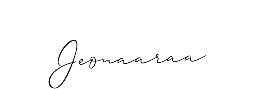 How to Draw Jeonaaraa signature style? Allison_Script is a latest design signature styles for name Jeonaaraa. Jeonaaraa signature style 2 images and pictures png