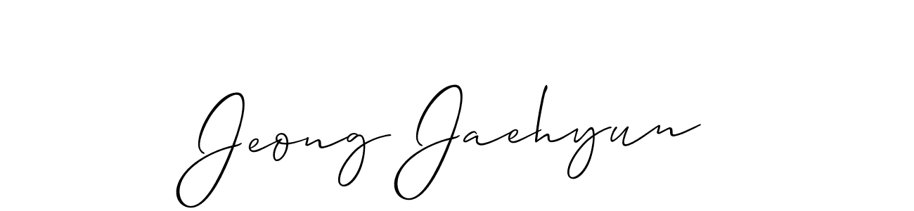 Similarly Allison_Script is the best handwritten signature design. Signature creator online .You can use it as an online autograph creator for name Jeong Jaehyun. Jeong Jaehyun signature style 2 images and pictures png