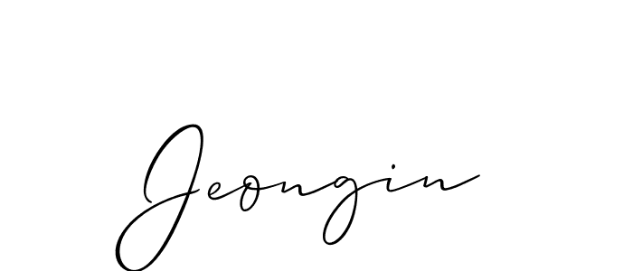Once you've used our free online signature maker to create your best signature Allison_Script style, it's time to enjoy all of the benefits that Jeongin name signing documents. Jeongin signature style 2 images and pictures png