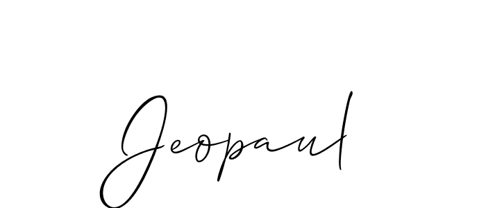 Similarly Allison_Script is the best handwritten signature design. Signature creator online .You can use it as an online autograph creator for name Jeopaul. Jeopaul signature style 2 images and pictures png