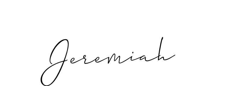 Best and Professional Signature Style for Jeremiah. Allison_Script Best Signature Style Collection. Jeremiah signature style 2 images and pictures png