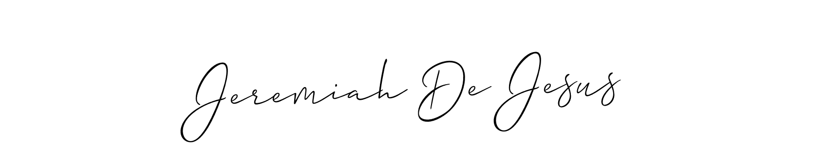 Make a beautiful signature design for name Jeremiah De Jesus. Use this online signature maker to create a handwritten signature for free. Jeremiah De Jesus signature style 2 images and pictures png