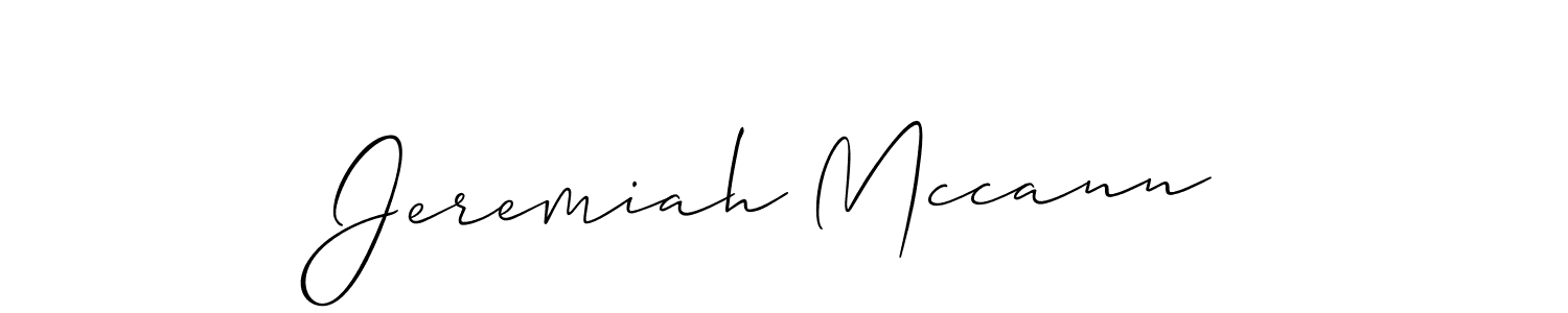 Also we have Jeremiah Mccann name is the best signature style. Create professional handwritten signature collection using Allison_Script autograph style. Jeremiah Mccann signature style 2 images and pictures png