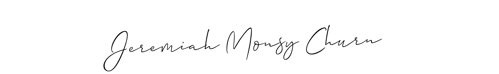 You can use this online signature creator to create a handwritten signature for the name Jeremiah Monsy Churn. This is the best online autograph maker. Jeremiah Monsy Churn signature style 2 images and pictures png