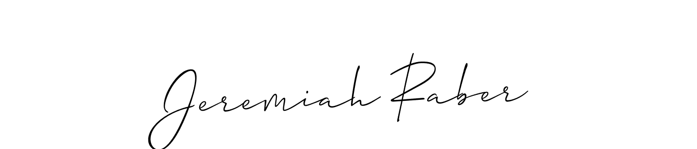 You can use this online signature creator to create a handwritten signature for the name Jeremiah Raber. This is the best online autograph maker. Jeremiah Raber signature style 2 images and pictures png