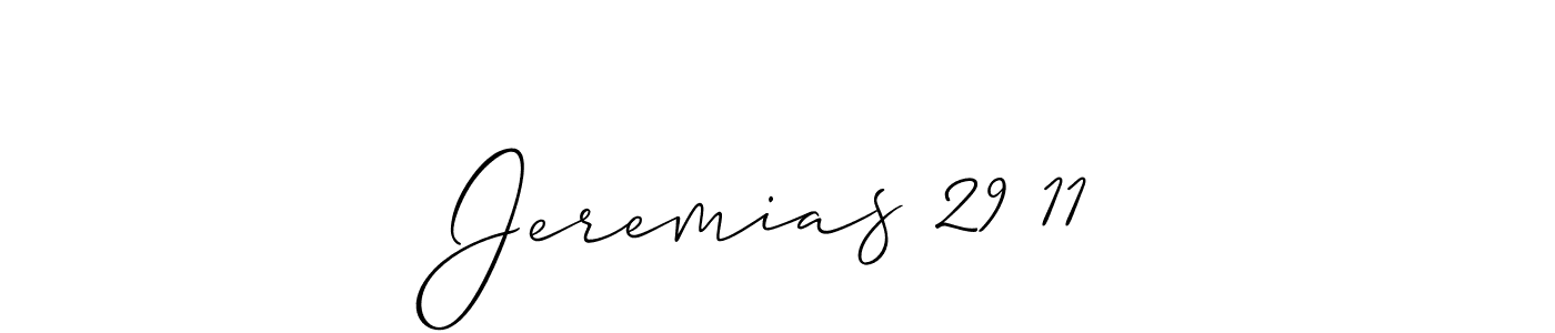 The best way (Allison_Script) to make a short signature is to pick only two or three words in your name. The name Jeremias 29 11 include a total of six letters. For converting this name. Jeremias 29 11 signature style 2 images and pictures png