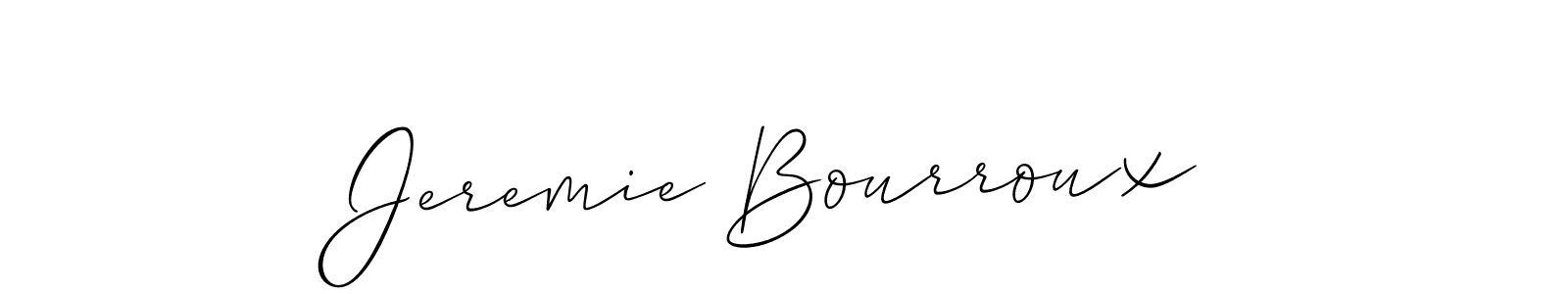 This is the best signature style for the Jeremie Bourroux name. Also you like these signature font (Allison_Script). Mix name signature. Jeremie Bourroux signature style 2 images and pictures png