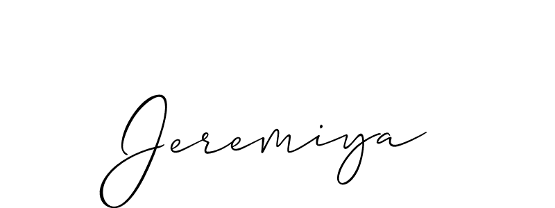 Similarly Allison_Script is the best handwritten signature design. Signature creator online .You can use it as an online autograph creator for name Jeremiya. Jeremiya signature style 2 images and pictures png