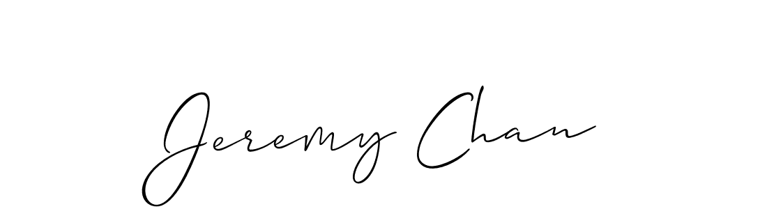 How to Draw Jeremy Chan signature style? Allison_Script is a latest design signature styles for name Jeremy Chan. Jeremy Chan signature style 2 images and pictures png