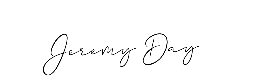Make a beautiful signature design for name Jeremy Day. With this signature (Allison_Script) style, you can create a handwritten signature for free. Jeremy Day signature style 2 images and pictures png