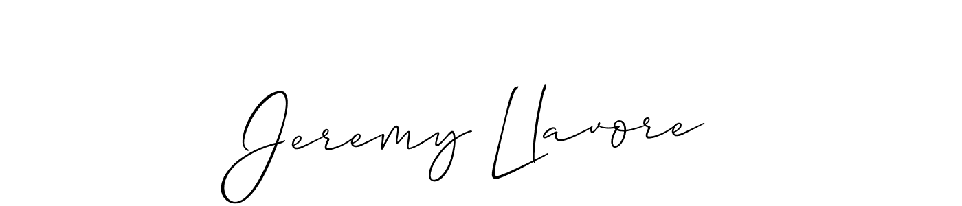 Here are the top 10 professional signature styles for the name Jeremy Llavore. These are the best autograph styles you can use for your name. Jeremy Llavore signature style 2 images and pictures png