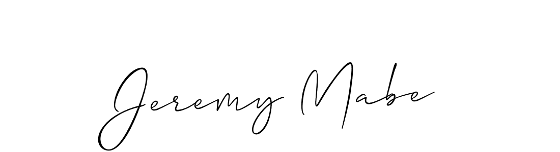 Once you've used our free online signature maker to create your best signature Allison_Script style, it's time to enjoy all of the benefits that Jeremy Mabe name signing documents. Jeremy Mabe signature style 2 images and pictures png
