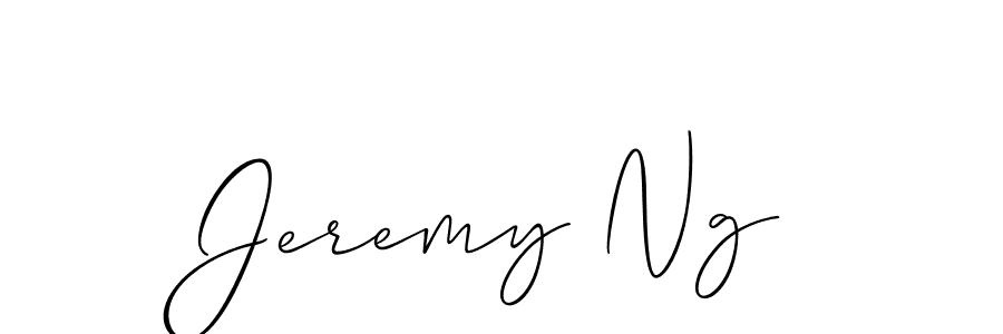 Make a short Jeremy Ng signature style. Manage your documents anywhere anytime using Allison_Script. Create and add eSignatures, submit forms, share and send files easily. Jeremy Ng signature style 2 images and pictures png